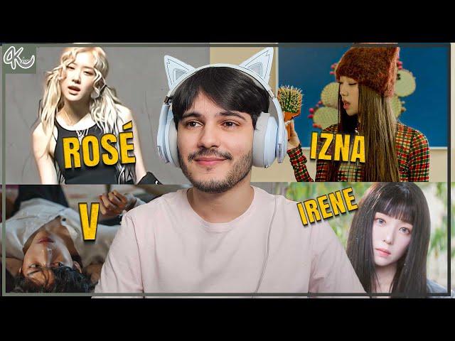 REAGINDO AO IZNA, ROSÉ, V e IRENE [MEGA REACTION]