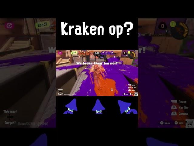 Triple Kill With Kraken - Splatoon 3