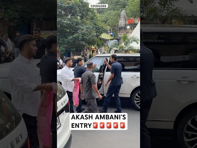 RICHEST INDIAN AKASH AMBANI’S ENTRY IN HIS BULLETPROOF RANGEROVER SUV WITH SWAT SECURITY #SHORTS#car
