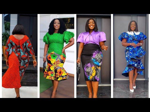 Most fabulous and latest Ankara styles | Short ankara styles |Beautiful short gown designs for women