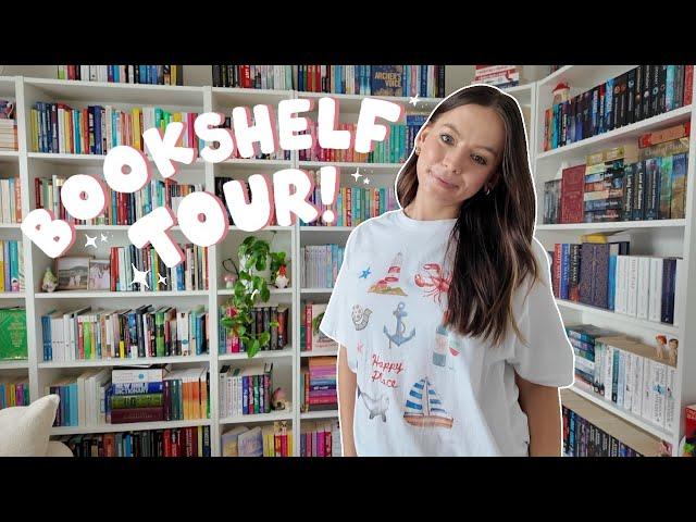 in-depth bookshelf tour!! ‍️ [500+ books]