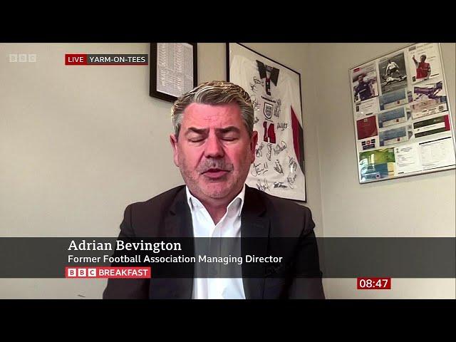 Adrain Bevington Pays Tribute To Sven- Goran Eriksson Who Passed Away On BBC Breakfast [27.08.2024]