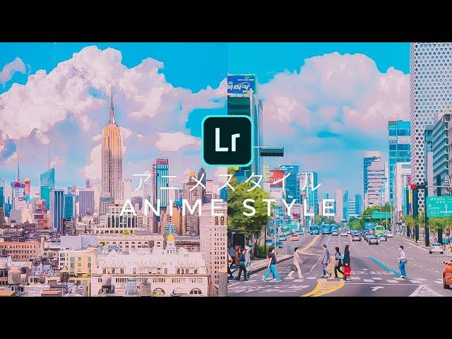 Anime Style Preset | Free Lightroom Mobile Preset (DNG)