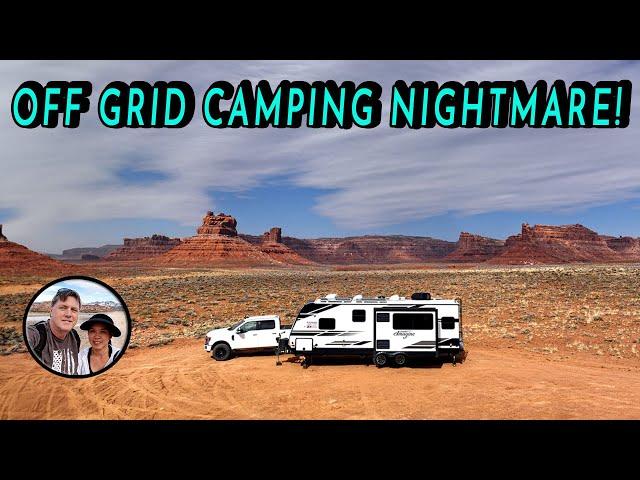 Mother Nature Calls the Shots -  Valley of the Gods Boondocking Chaos