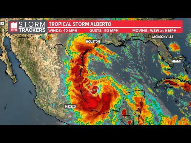 Tropical Storm Alberto, first storm of the season, to make landfall overnight | Live update