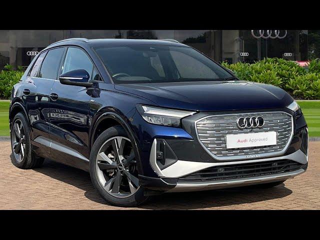 Approved used - Audi Q4 E-Tron S-Line 50 Quattro at Stafford Audi