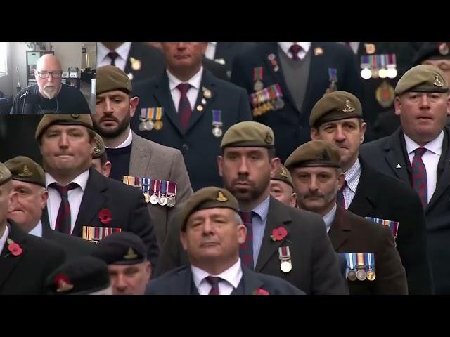 Mark from the States and March Past Cenotaph on Remembrance Sunday 2022 Reaction