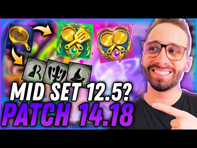 SET 12.5?! FRIGIDEIRA DOURADA, REWORKS EM CAMPEÕES, SINERGIAS E MAIS! PATCH 14.18 Teamfight Tactics