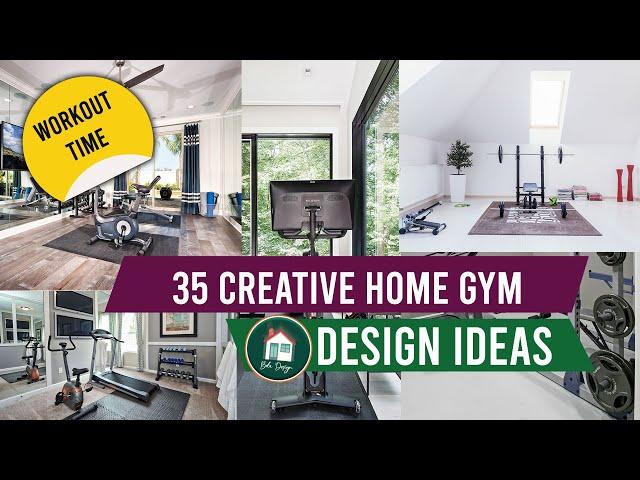 35 Modern and Creative Home Gym design ideas