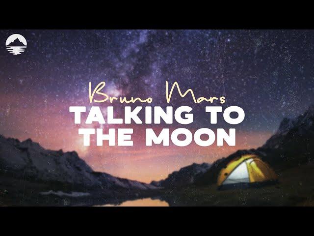 Bruno Mars - Talking To The Moon | Lyric Video