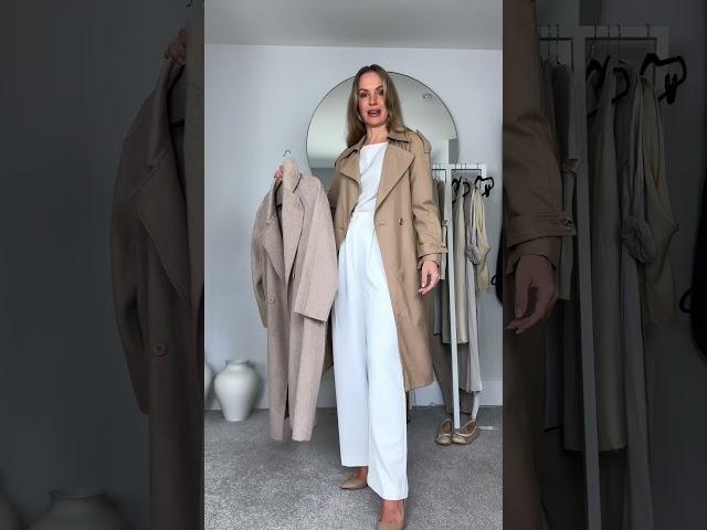 A small neutral office capsule wardrobe 
