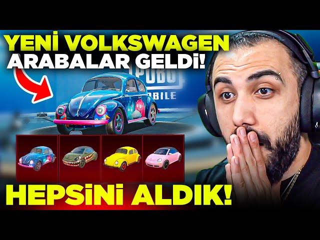 YENİ VOSVOS ARABALAR GELDİ!!  TAKTİKLE TEK ATTIK! (EN TATLI ARABALAR) | PUBG MOBILE