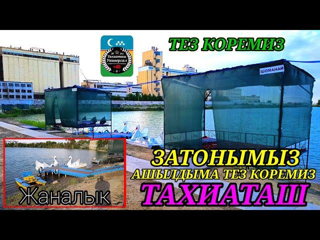 ЖАНЕ ЖАНАЛЫК ЗАТОНДА ТЕЗ КОРЕМИЗ#тахиаташ#каракалпакистан#демалыс#отдых#пляж#суу#вода#купания#шомылу