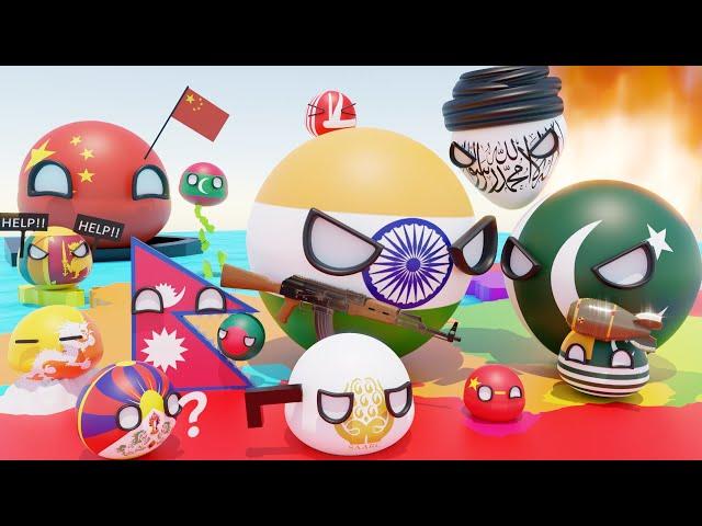 Meet the South Asia (Countryballs)