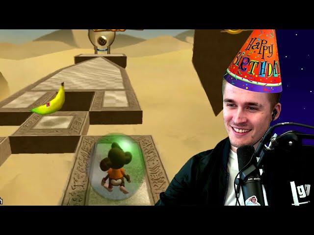[archives] Ludwig's birthday party - playing Super Monkey Ball with Atrioc!