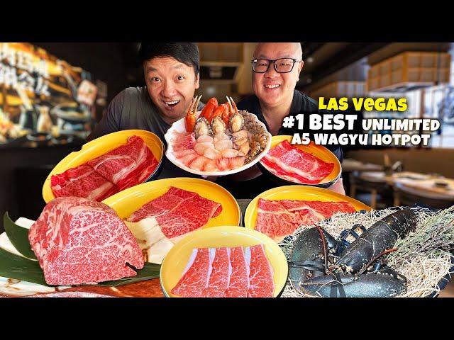 Las Vegas's #1 BEST A5 Wagyu Shabu Hotpot & 15 COURSE EPIC Japanese Kaiseki Dinner with Phil Tzeng