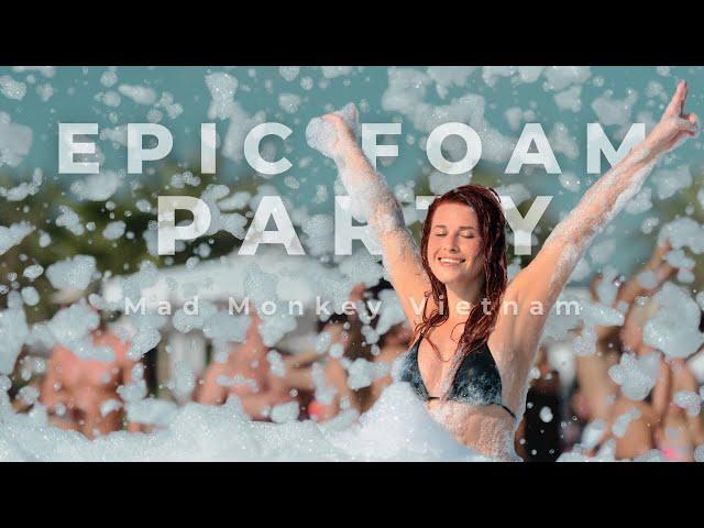 Epic Foam Party Madness at Mad Monkey Hostel Vietnam | Best Hostel for Backpackers #HoiAnVietnam