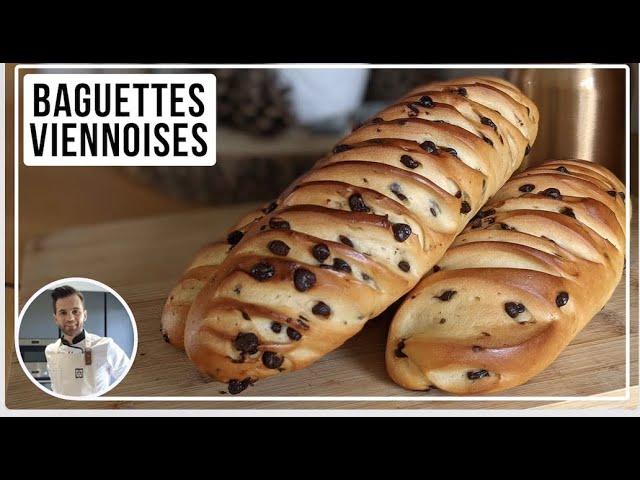 Baguettes viennoises aux pépites de chocolat, Ma recette de pains viennois maison facile