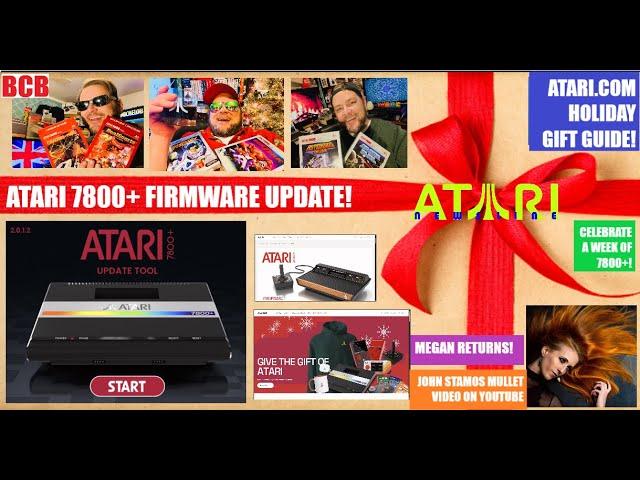 NEW ATARI 7800+ Firmware Update! Atari Holiday Gift Guide! Update your 2600+ Easily! Its 7800+ Week!