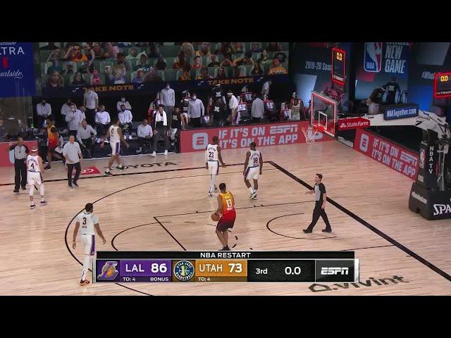 3rd Quarter, One Box Video: Utah Jazz vs. Los Angeles Lakers