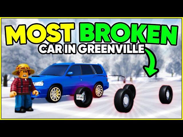 The MOST BROKEN CAR in Greenville?! - Greenville Roblox