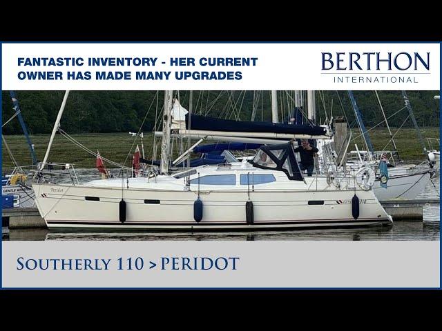 Southerly 110 (PERIDOT), with Harry Lightfoot - Yacht for Sale - Berthon International Yacht Brokers