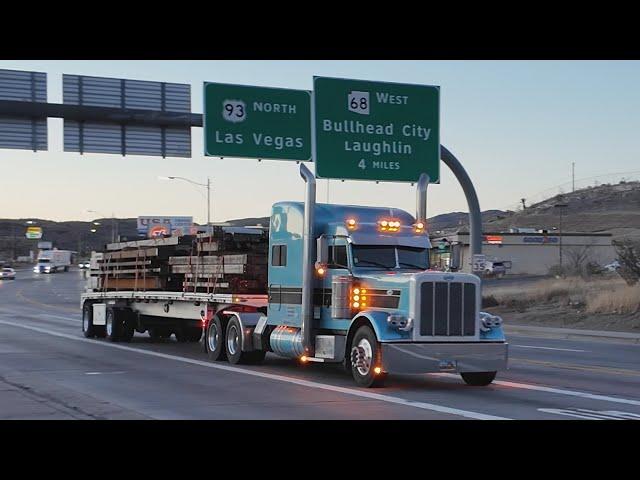 Truck Drivers, Arizona Highway 93, Truck Spotting USA