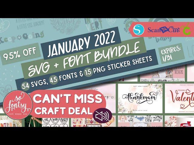 Best of SVG Designs & Fonts in January 2022 from So Fontsy!