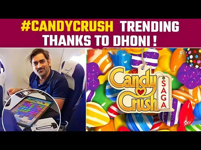 ms dhoni candy crush viral video || dhoni candy crush saga video @criccard