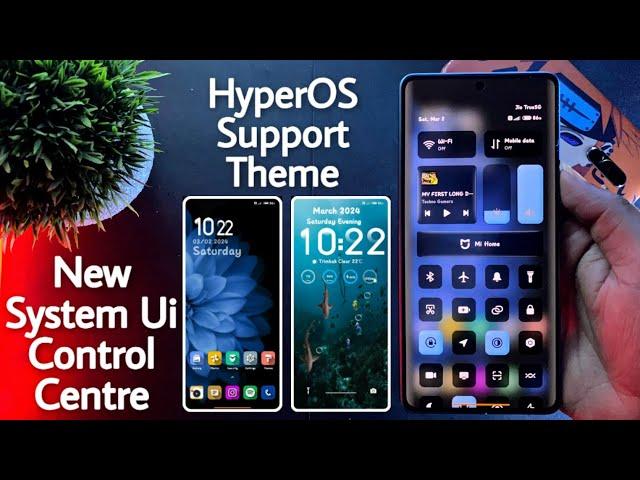 HyperOS + Miui 14 Full Supported Theme For Any Xiaomi Devices | New System Ui & Control centre