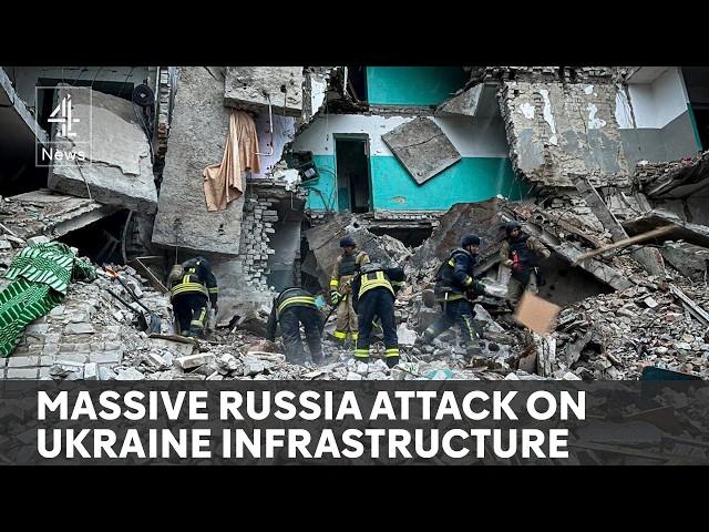 Russia launches massive attack on Ukraine’s power grid