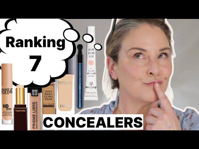 Ranking 7 Concealers for Dry or Mature Skin!  Incredibly Thorough - Application & Check-ins