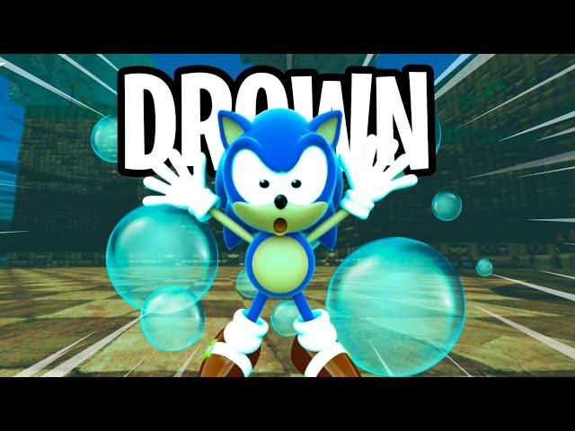 How Fast Can You Drown in Every Sonic Game?