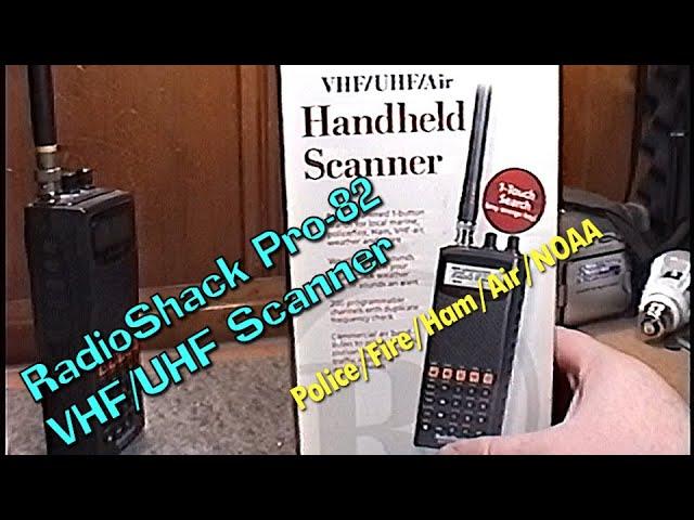 RadioShack Pro-82 VHF/UHF Handheld Radio Scanner