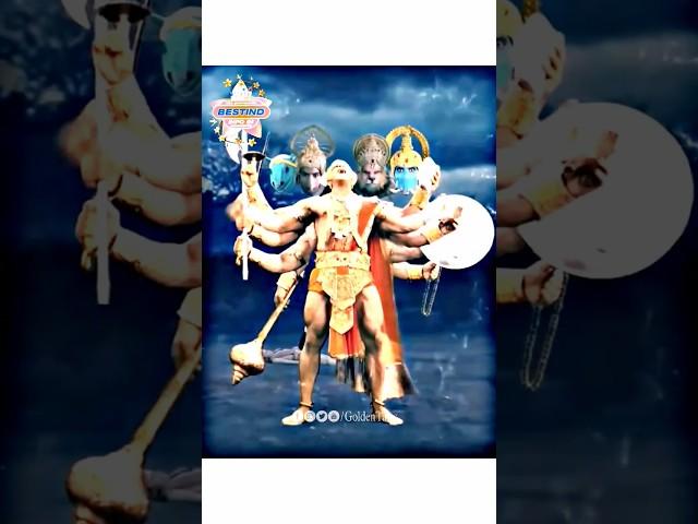 Angry hanuman|| Veerbhadra  hanuman fight scene#shortvideo #viralshort #status