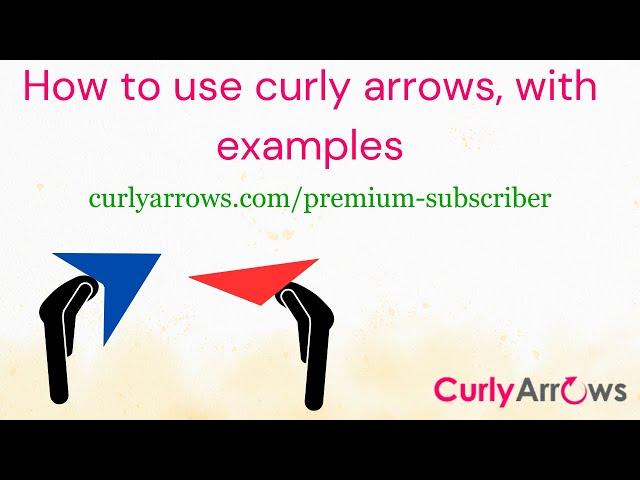 How to use curly arrows in organic chemistry, with examples #shorts