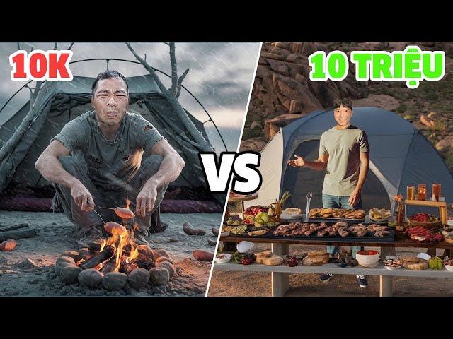 Bốc Thăm Cắm Trại 10k với 10 Triệu | Cắm Trại Trên Cao Nguyên Đá | Camping Challenges