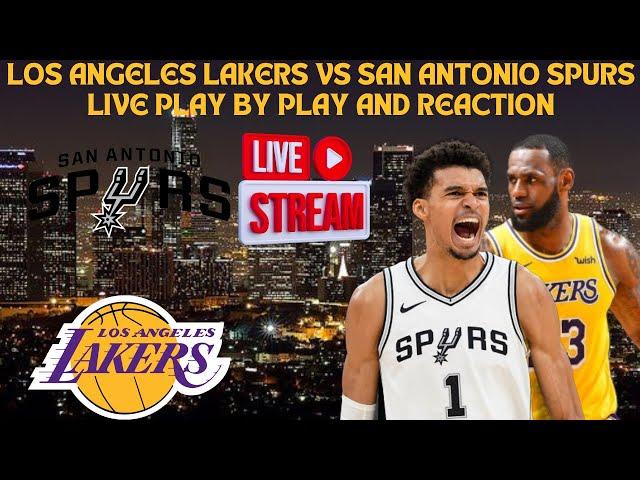 *LIVE* | Los Angeles Lakers Vs San Antonio Spurs Play By Play & Reaction #NBA