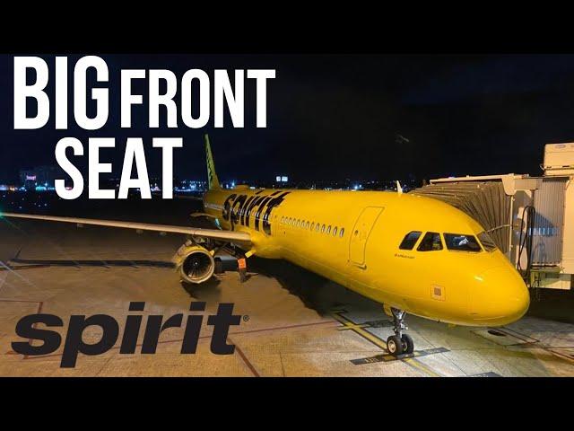 Spirit Airline's Big Front Seat |  Newark to San Juan | Trip Report