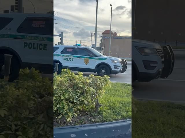 Miami Dade Police spotted #cars #random #police #cops #miami #florida #policecar #emergency #reels