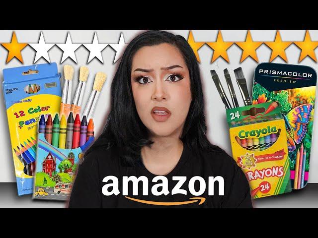 I Compared 1 Star Art Supplies To 5 Star Ones (total mess)