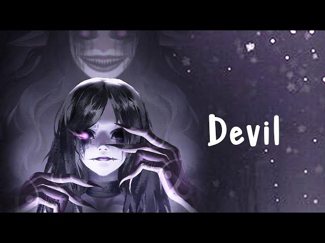 Nightcore - Devil On My Shoulder - (Faith Marie) - Lyrics