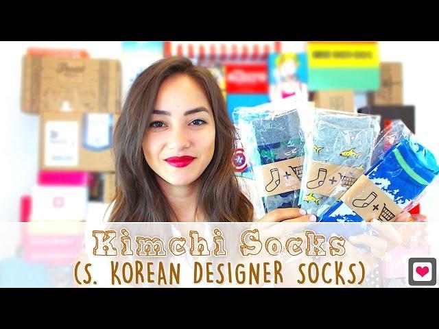 Kimchi Socks (S. Korean Designer Socks) Review - Sept 2015