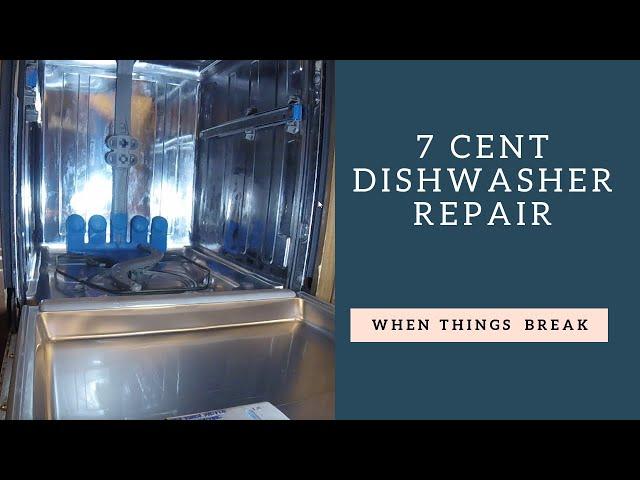How-to: Repair a Kitchenaid dishwasher that won't heat for 7 cents
