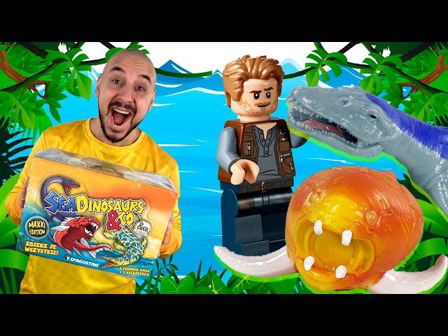 ПАПА РОБ И НОВЫЕ ДИНОЗАВРЫ: НАБОР SEA DINOSAURS & CO ОТ DEAGOSTINI - МИР ЮРСКОГО ПЕРИОДА!