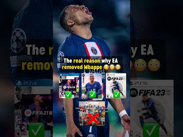 WHY EA removed Mbappe as FIFA/EAFC cover star  #football