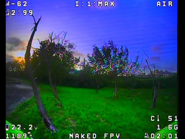 Fast and smooth Cinematic FPV Raw analog video footage betaflight 4 3 OSD caddx ratel 2 camera 1 6W