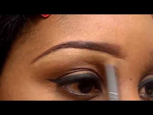 How to shape your eyebrows with concealer