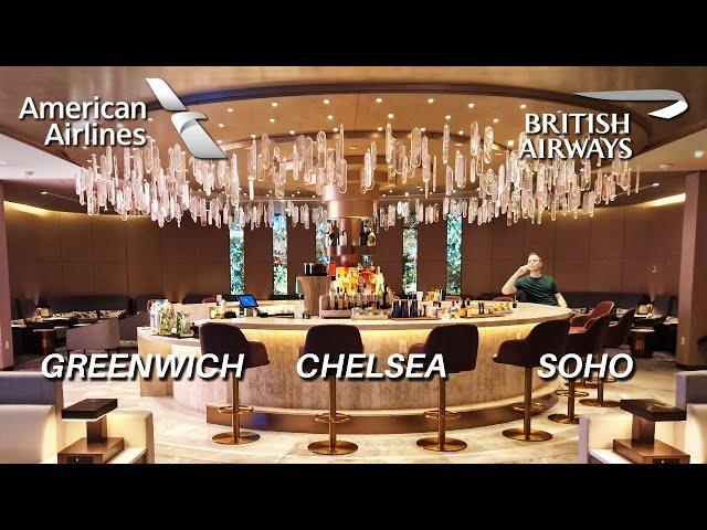 The Greenwich, Soho & Chelsea lounges at JFK (BUSINESS & FIRST CLASS)