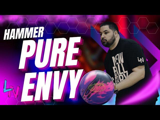 Hammer Pure Envy Review! This Bowling Ball Is STRONG! Perfect House Shot Ball!